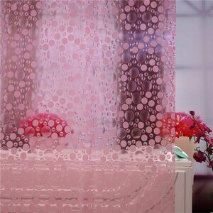 Stylish Pink Shower Curtain Liner 72x72 Pebble